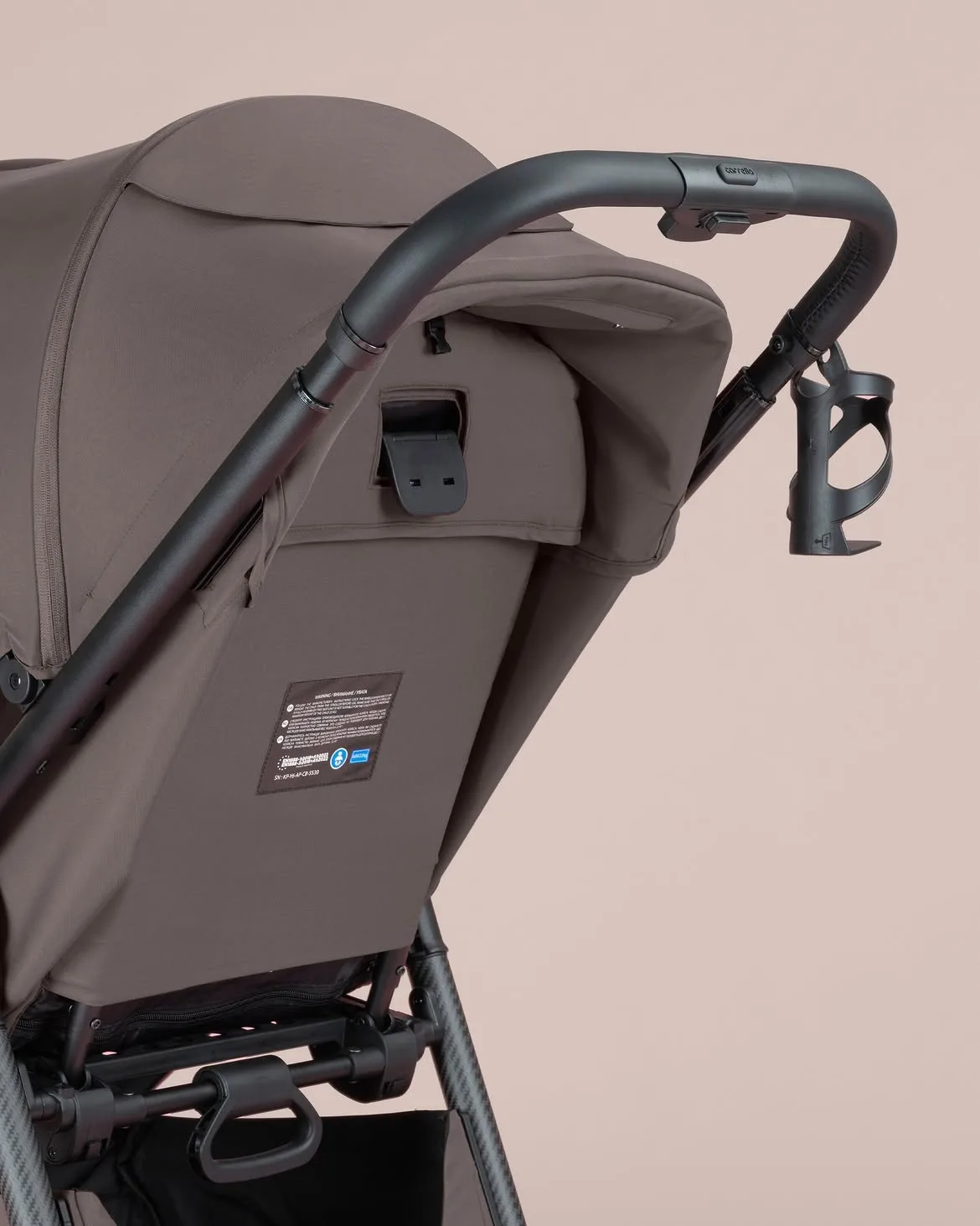 Прогулянкова коляска CARRELLO Bravo Carbon CRL-5530 Mineral Brown - Зображення 9