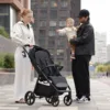 Прогулянкова коляска CARRELLO Bravo Carbon CRL-5530 Deep Black - Thumbnail Image 3