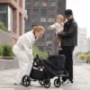 Прогулянкова коляска CARRELLO Bravo Carbon CRL-5530 Deep Black - Thumbnail Image 6