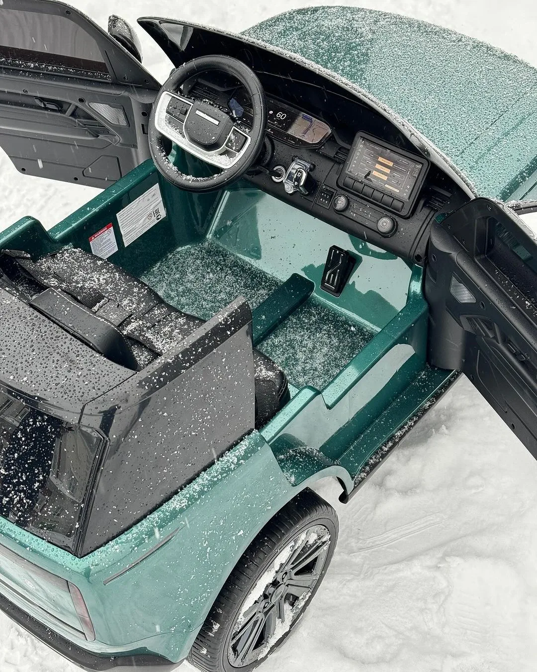 Електромобіль Range Rover KDRE9980 (2WD) смарагдовий в автофарбуванні - Зображення 5