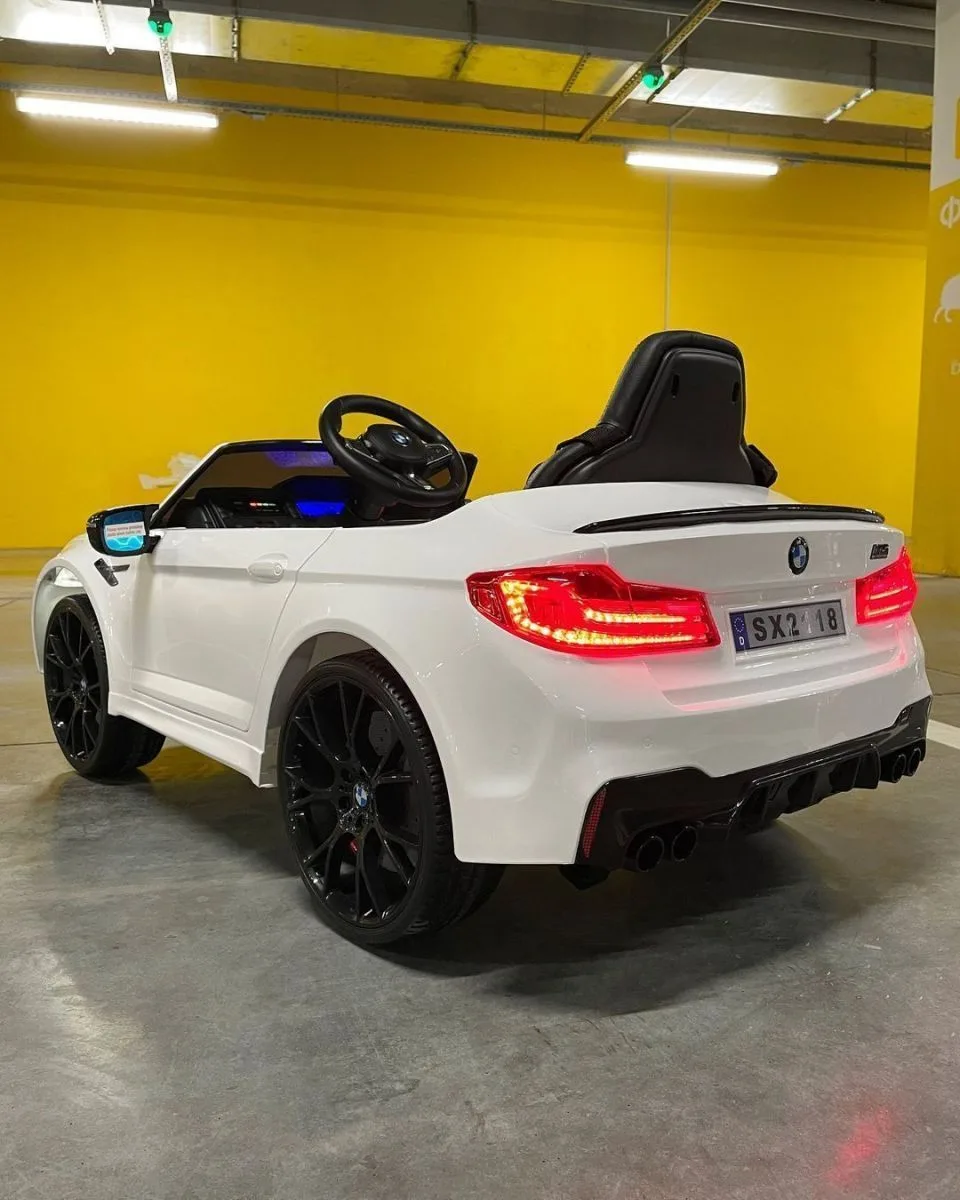 Електромобіль BMW M5 M 4791EBLR-1, Білий - Зображення 5