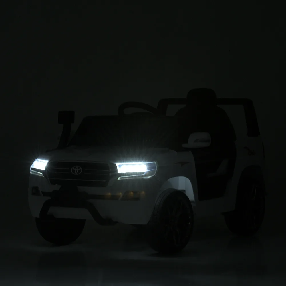 Електромобіль TOYOTA Land Cruiser M 5101EBLR-1, Білий - Зображення 11