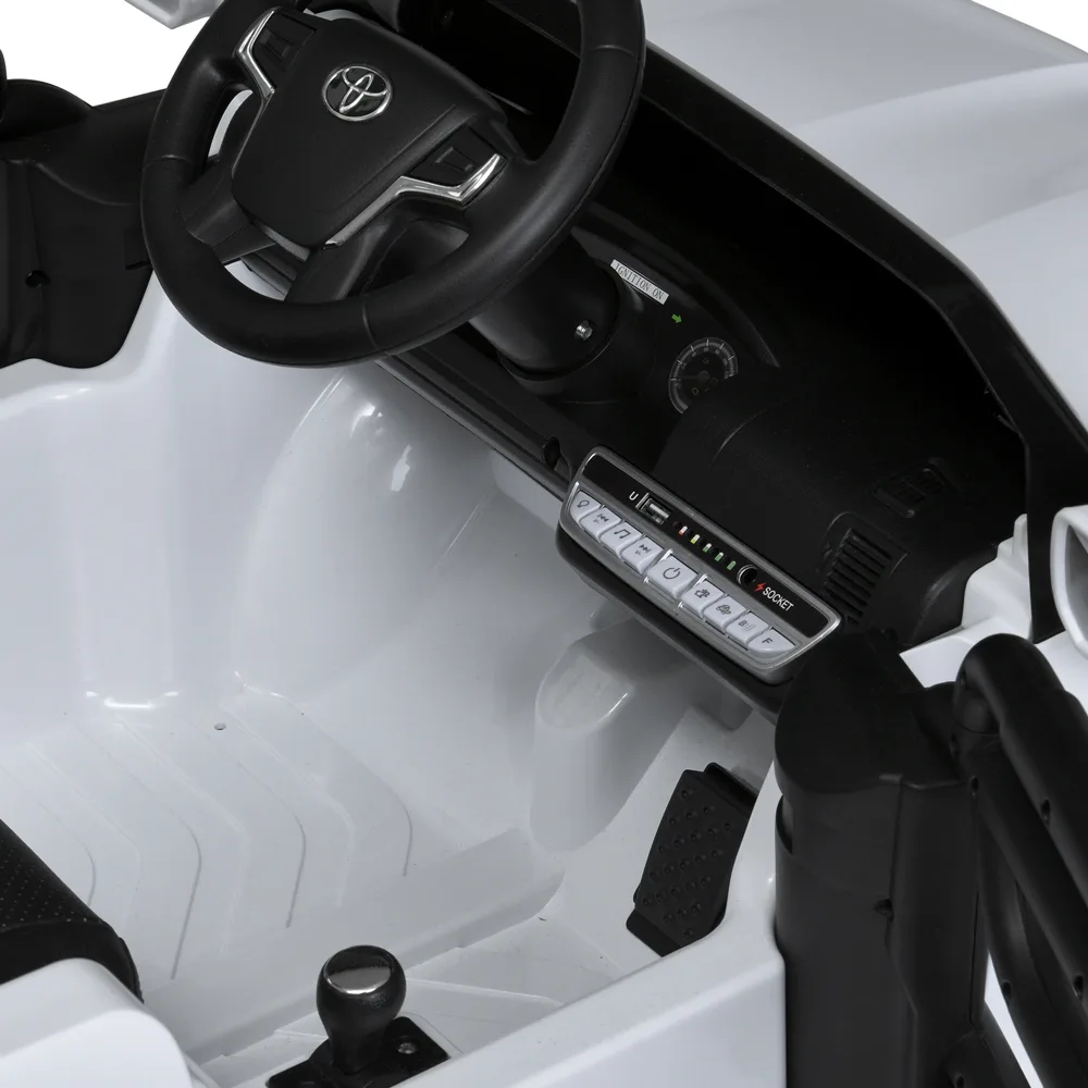 Електромобіль TOYOTA Land Cruiser M 5101EBLR-1, Білий - Зображення 9