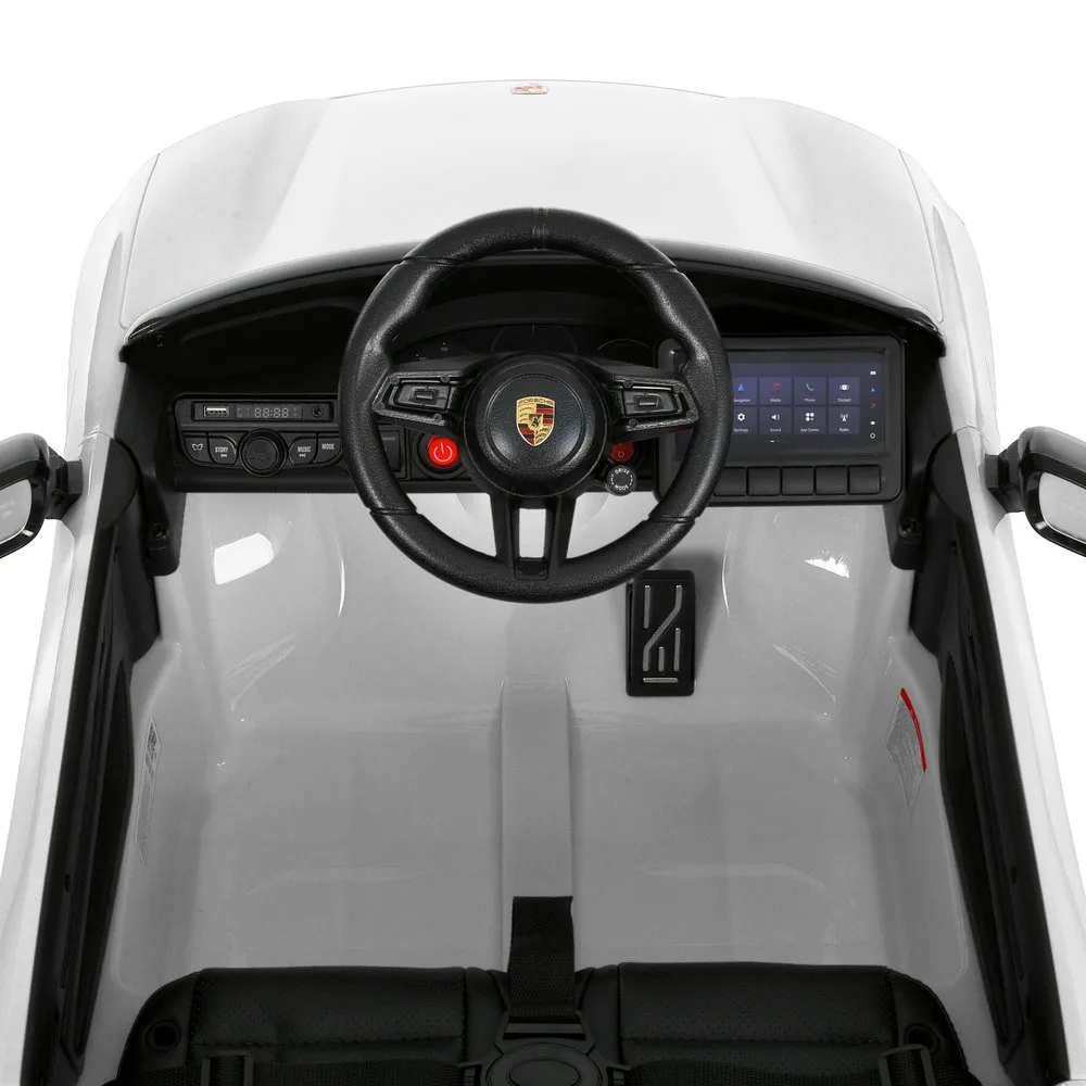 Електромобіль Porsche Macan M 6314EBLR-1, Білий - Зображення 9