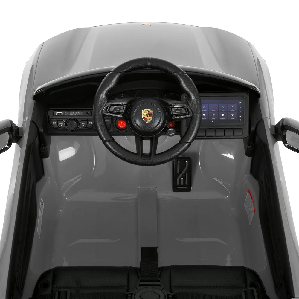 Електромобіль Porsche Macan M 6314EBLR-11, Сірий - Зображення 9