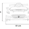 Електромобіль Maserati MC20 GT2 QLS-8601B, Чорний - Thumbnail Image 2