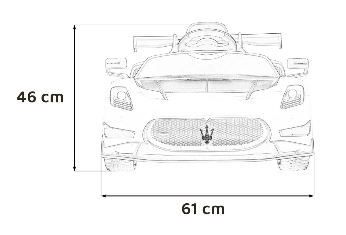 Електромобіль Maserati MC20 GT2 QLS-8601B, Чорний - Зображення 2