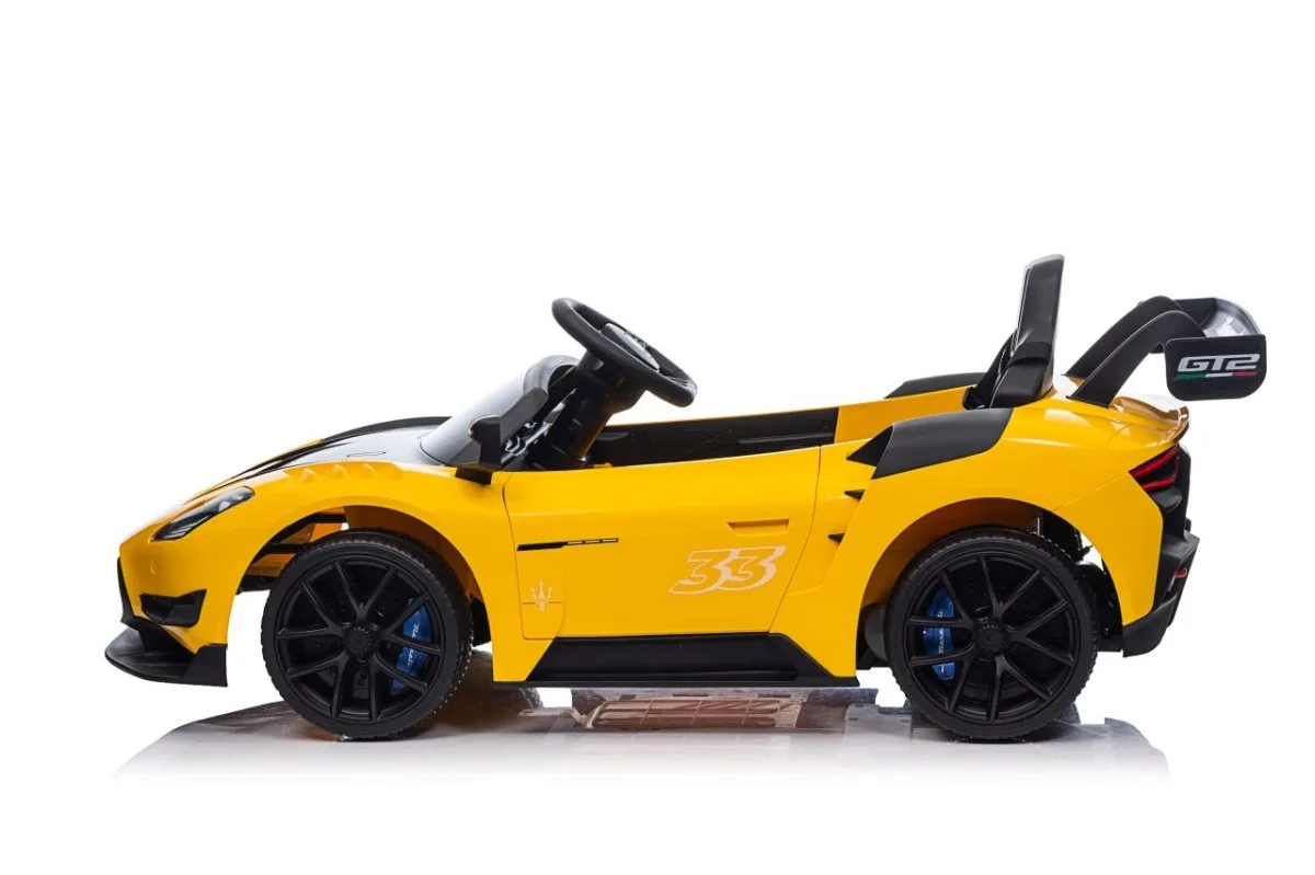 Електромобіль Maserati MC20 GT2 QLS-8601Y, Жовтий - Зображення 17