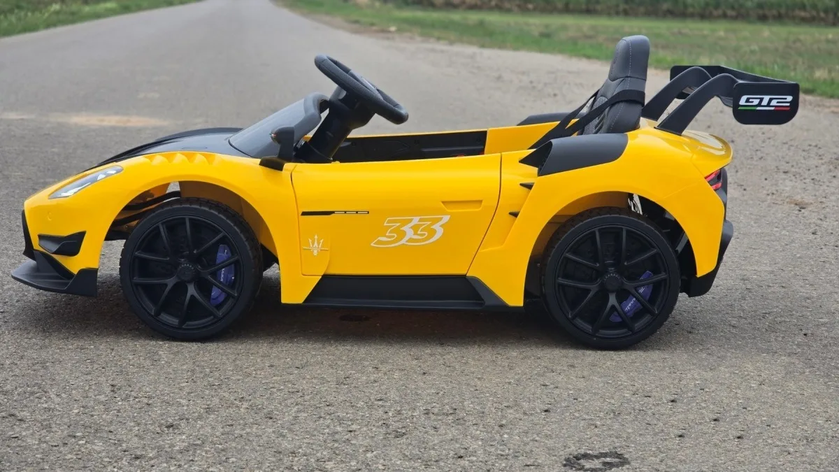 Електромобіль Maserati MC20 GT2 QLS-8601Y, Жовтий - Зображення 12