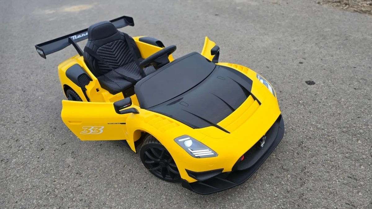 Електромобіль Maserati MC20 GT2 QLS-8601Y, Жовтий - Зображення 10