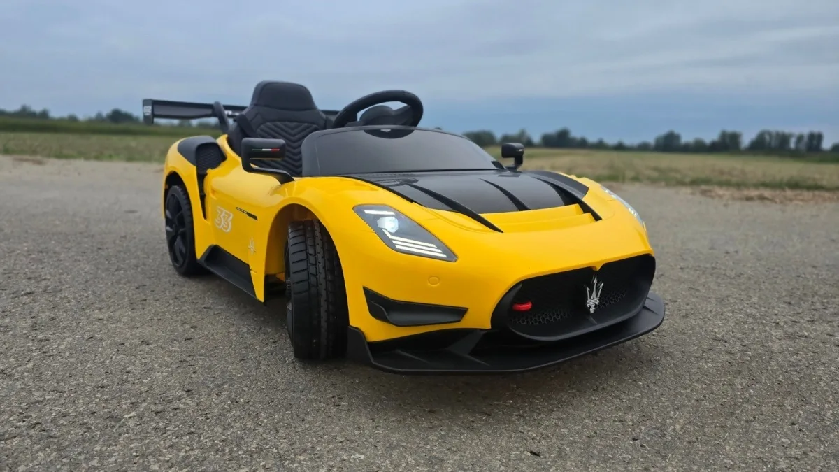 Електромобіль Maserati MC20 GT2 QLS-8601Y, Жовтий - Зображення 1