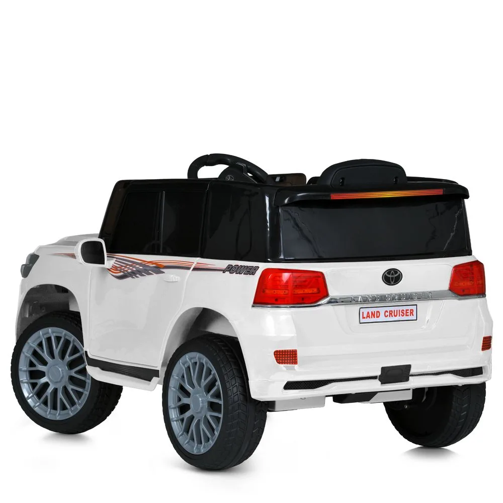 Електромобіль Land Cruiser M 6130EBLR-1, Білий - Зображення 10