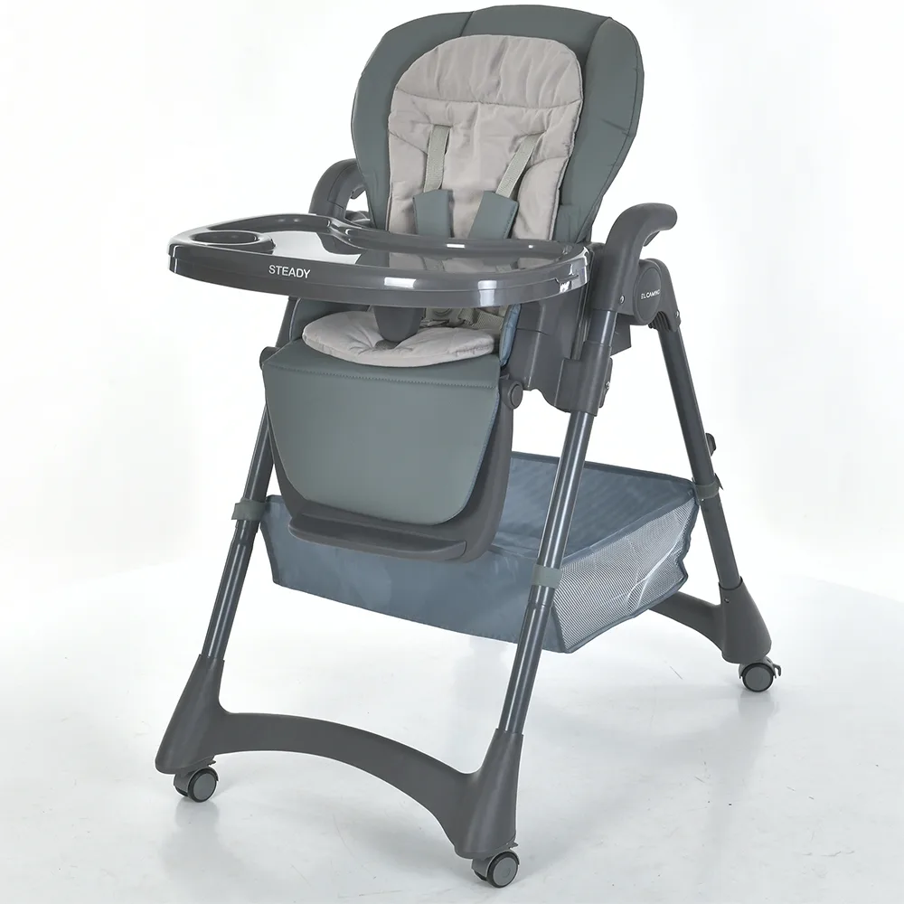 Стільчик для годування STEADY ME 1177  Total Gray - Зображення 1