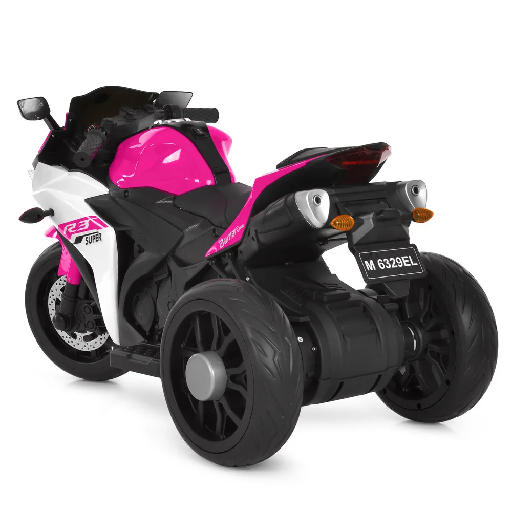 Мотоцикл Bambi Racer M 6329EL-8, Рожевий - Зображення 9
