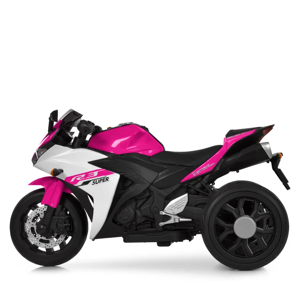Мотоцикл Bambi Racer M 6329EL-8, Рожевий - Зображення 8