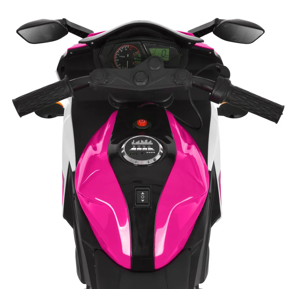 Мотоцикл Bambi Racer M 6329EL-8, Рожевий - Зображення 7