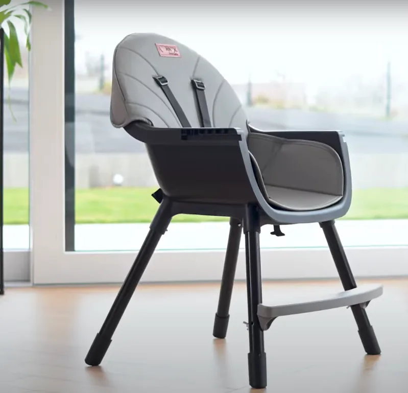 Стільчик для годування MoMi REKI 2в1 black - Зображення 6