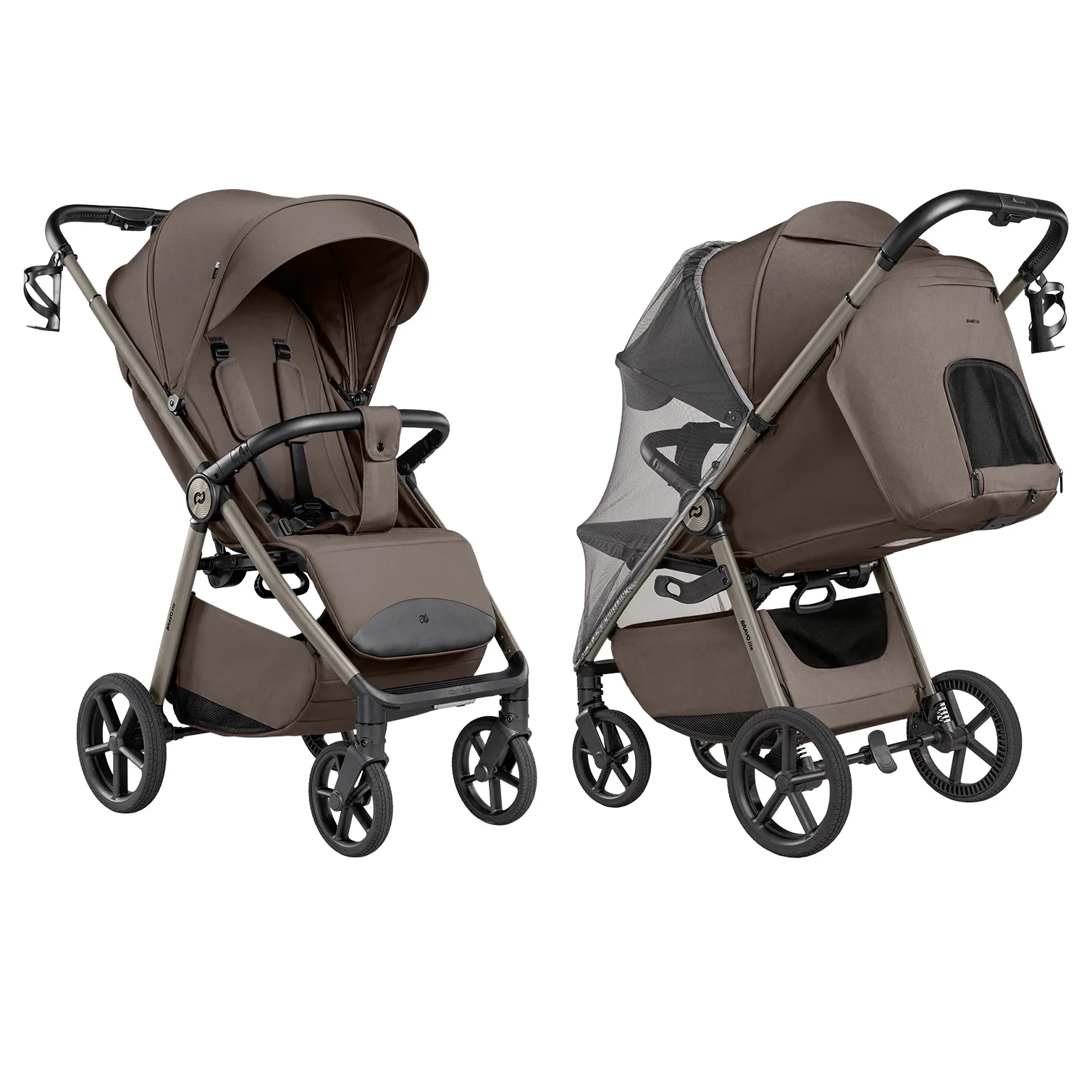Прогулянкова коляска CARRELLO Bravo Lite CRL-5529 Derby Brown - Зображення 10