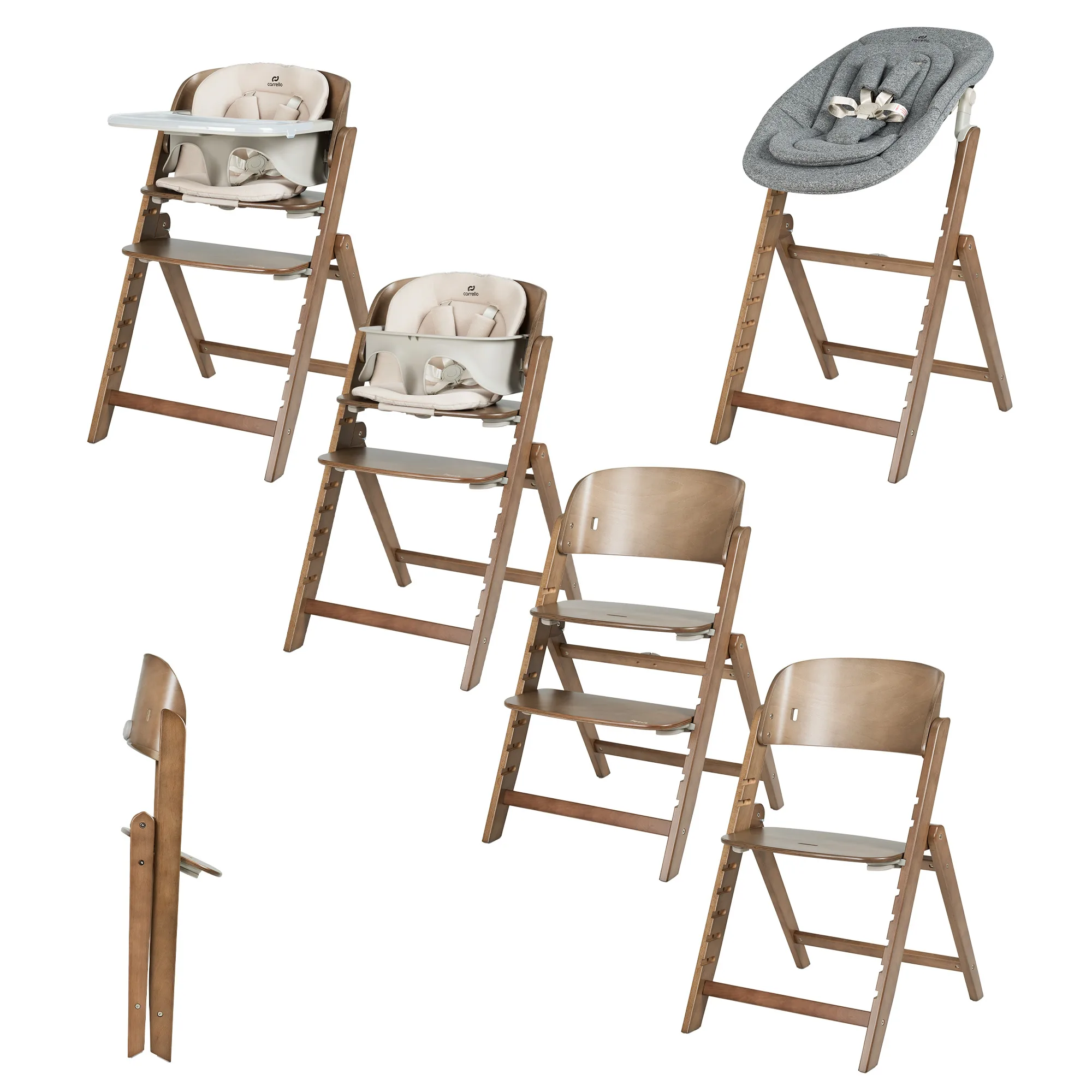 Стілець для годування CARRELLO Focus CRL-16801 Croissant Beige - Зображення 1