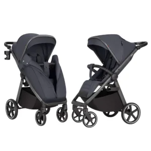 Прогулянкова коляска CARRELLO Bravo SL Deluxe CRL-5520 Thunder Grey