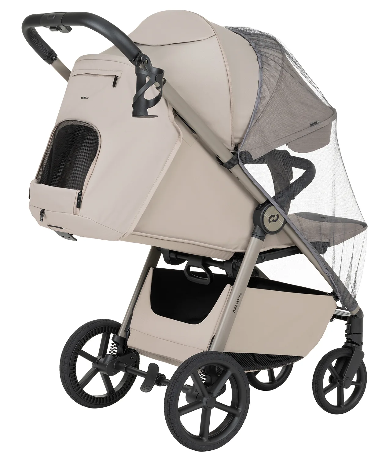 Прогулянкова коляска CARRELLO Bravo Lite CRL-5529 Oak Beige - Зображення 5