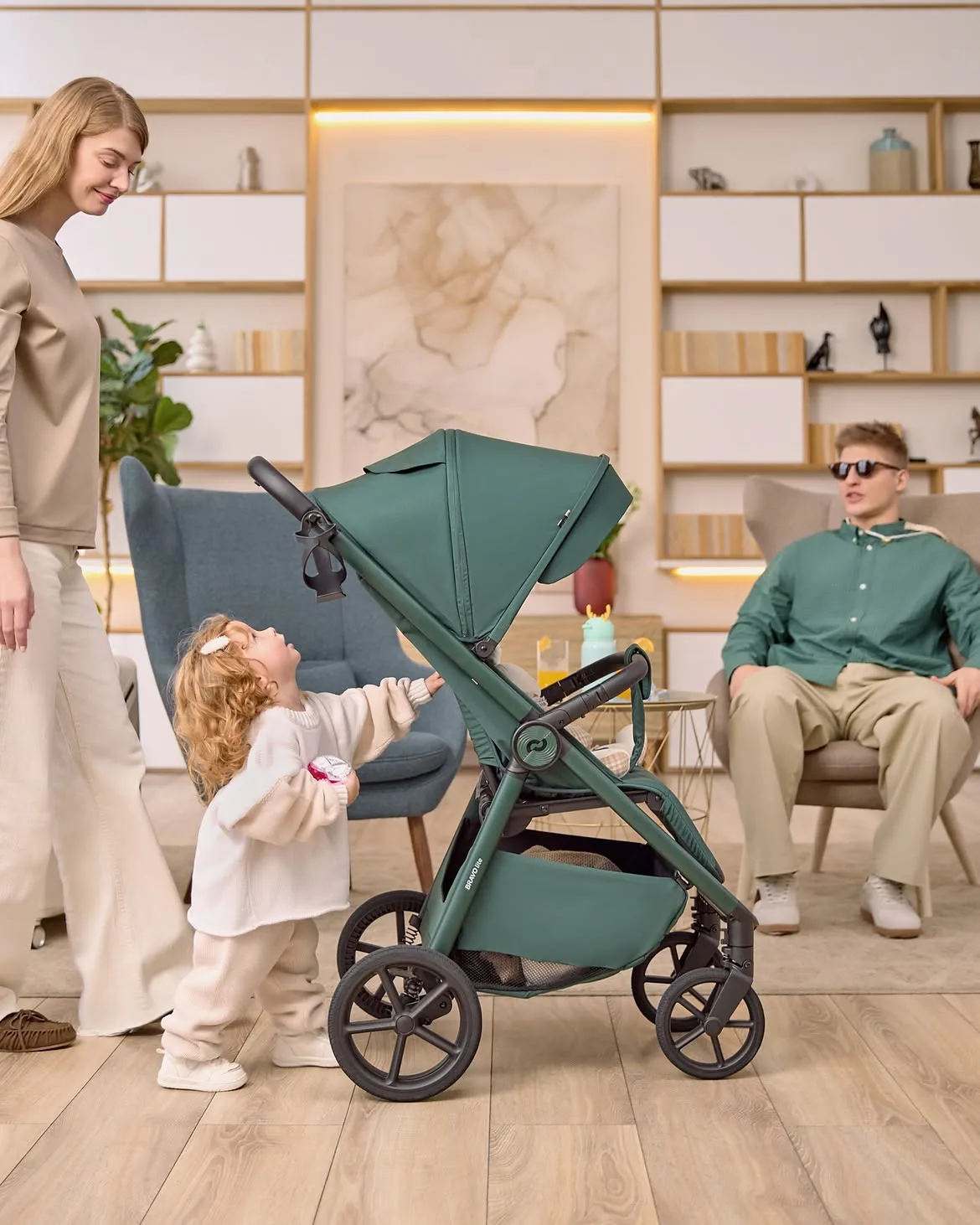 Прогулянкова коляска CARRELLO Bravo Lite CRL-5529 County Green - Зображення 11