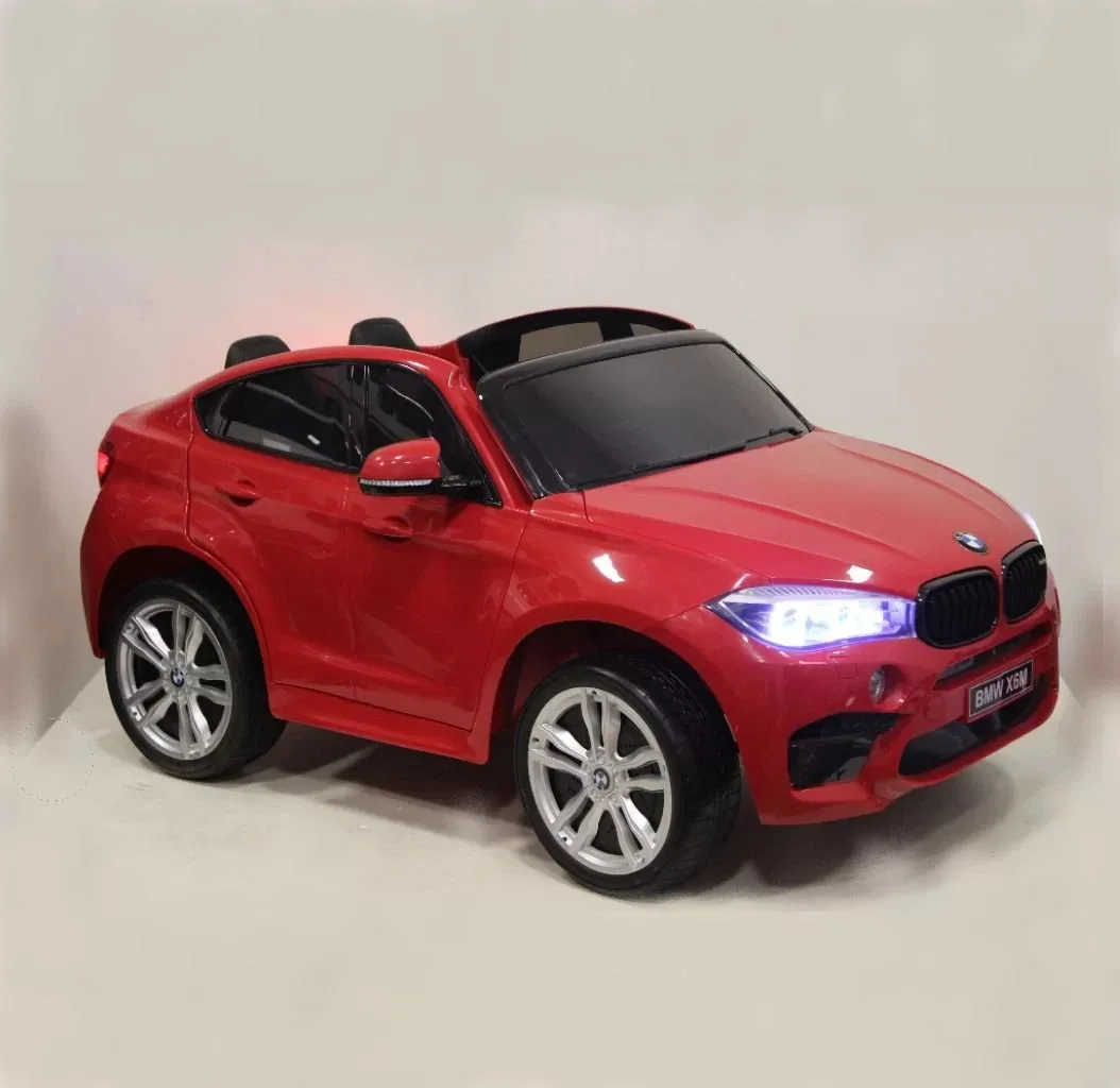 Електромобіль двомісний BMW X6M JJ2168 червоний - Зображення 1