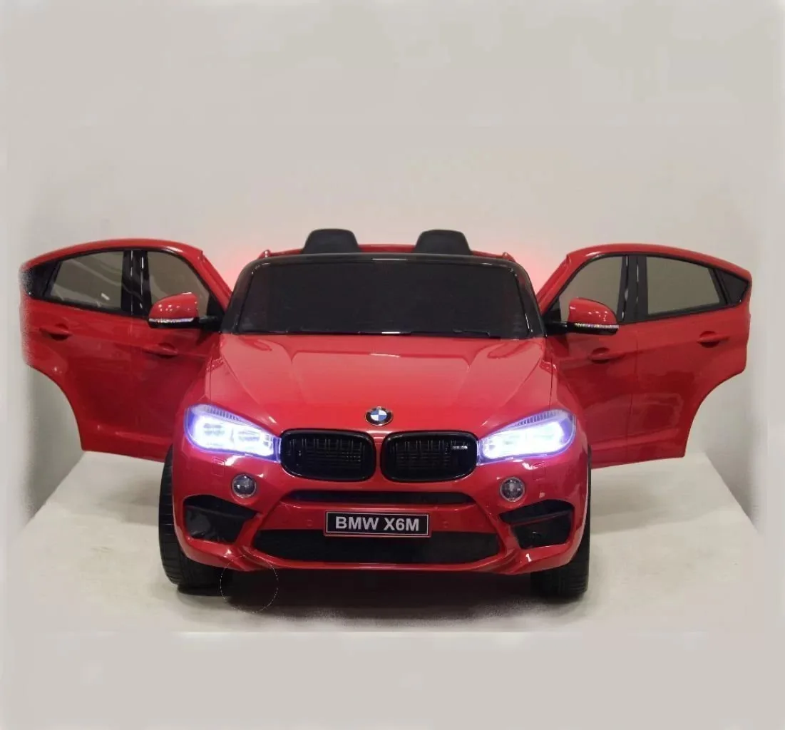 Електромобіль двомісний BMW X6M JJ2168 червоний - Зображення 7