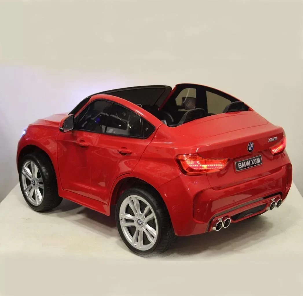 Електромобіль двомісний BMW X6M JJ2168 червоний - Зображення 6