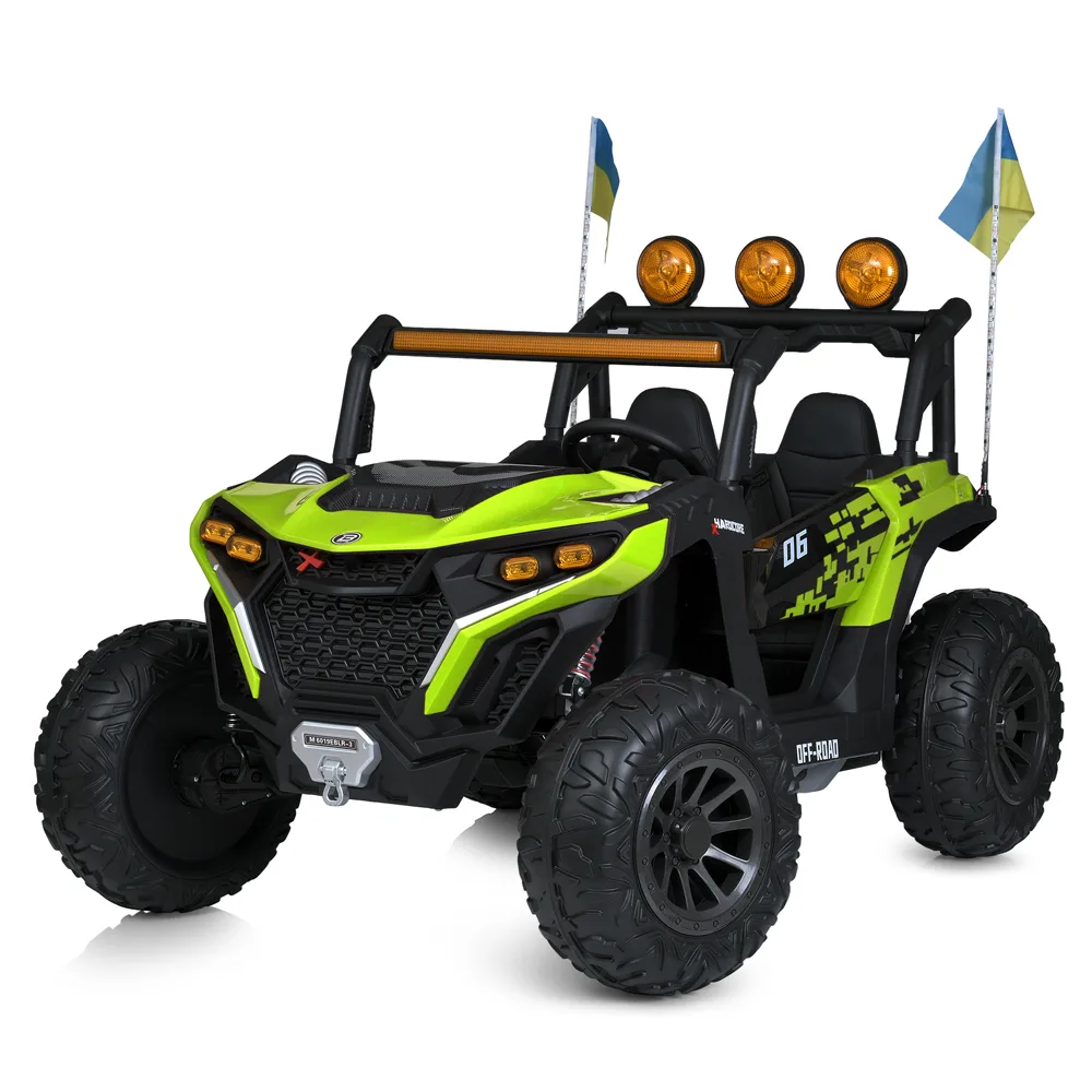 Електромобіль Buggy M 6019EBLR-5, Зелений - Зображення 1