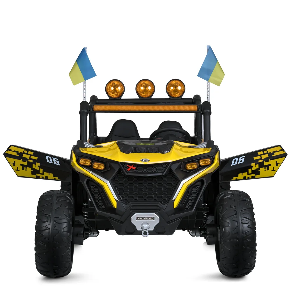 Електромобіль Buggy M 6019EBLR-6, Жовтий - Зображення 2