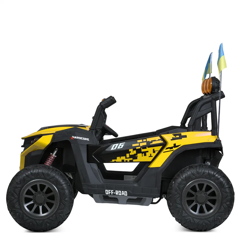 Електромобіль Buggy M 6019EBLR-6, Жовтий - Зображення 4