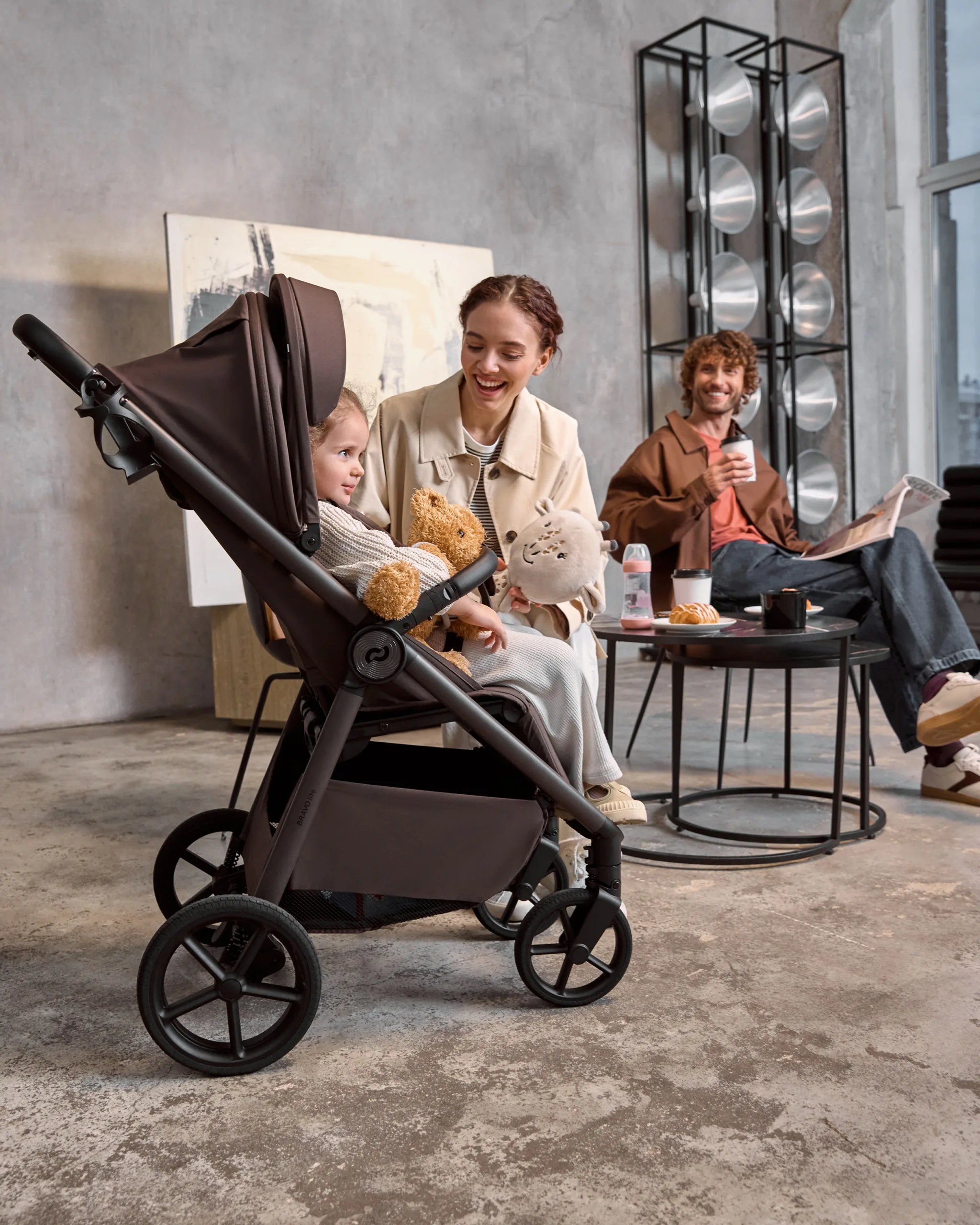 Прогулянкова коляска CARRELLO Bravo Lite CRL-5529 Supreme Brown - Зображення 4