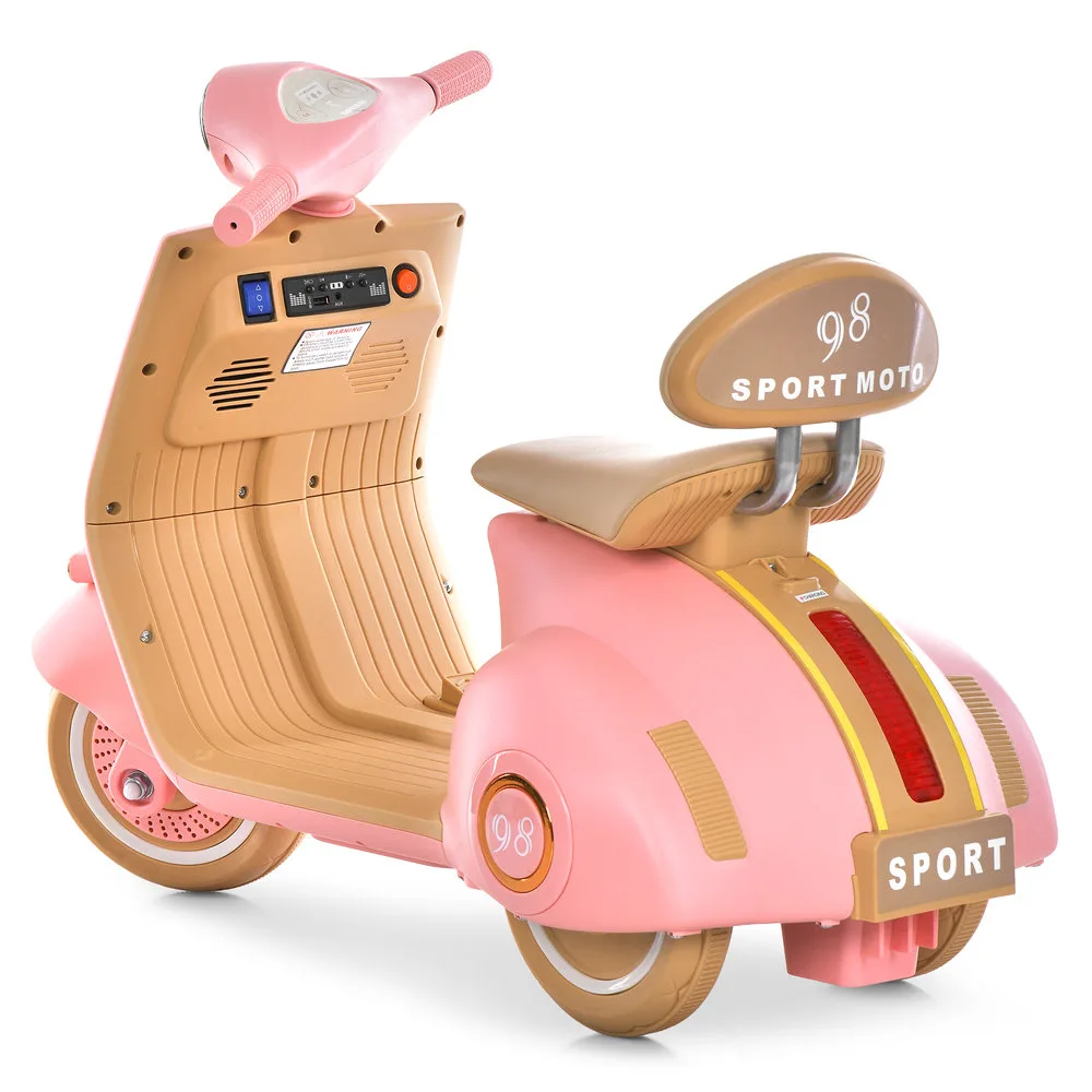 Електроскутер Bambi Racer M 6327L-8, Рожевий - Зображення 10