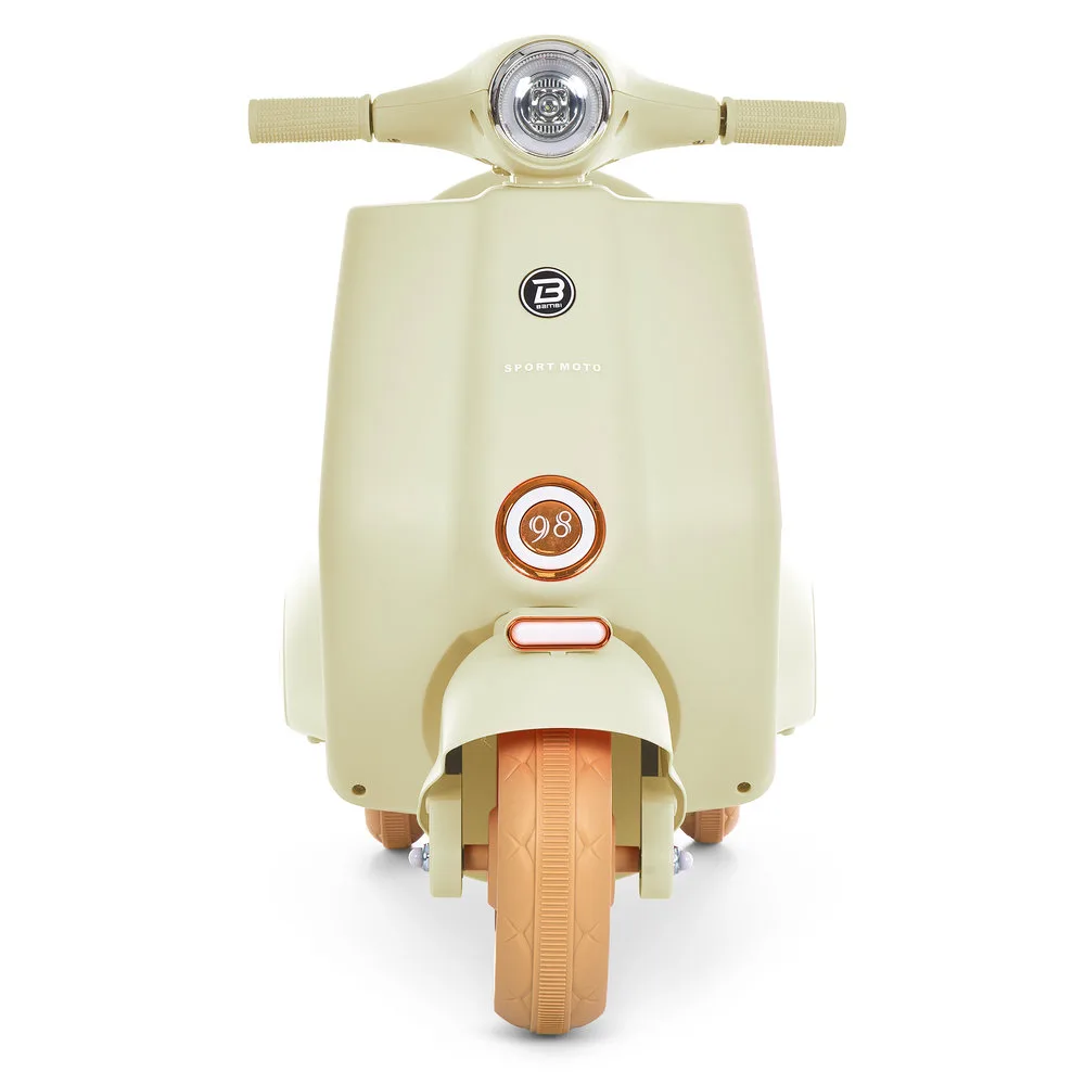 Електроскутер Bambi Racer M 6327L-13, Бежевий - Зображення 4
