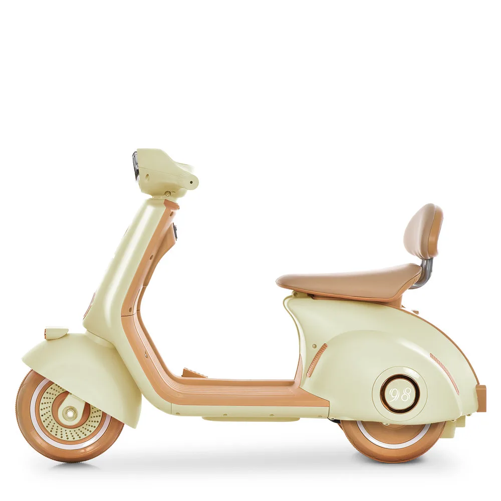 Електроскутер Bambi Racer M 6327L-13, Бежевий - Зображення 9