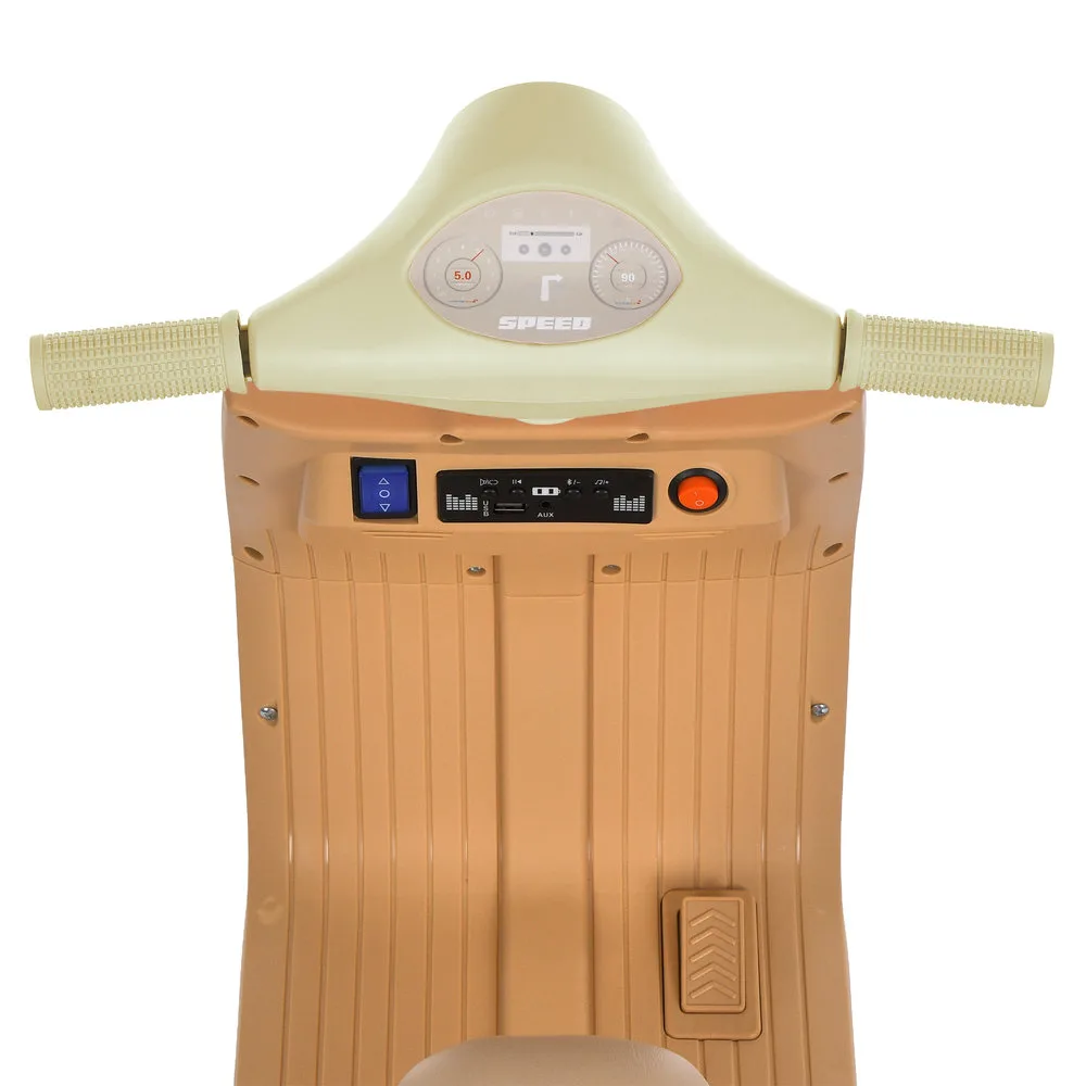 Електроскутер Bambi Racer M 6327L-13, Бежевий - Зображення 8