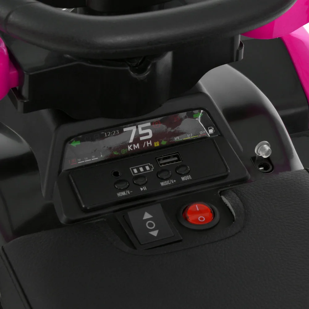 Квадроцикл Bambi Racer M 6300EBLR-8 Рожевий - Зображення 6