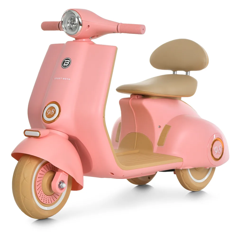 Електроскутер Bambi Racer M 6327L-8, Рожевий - Зображення 1