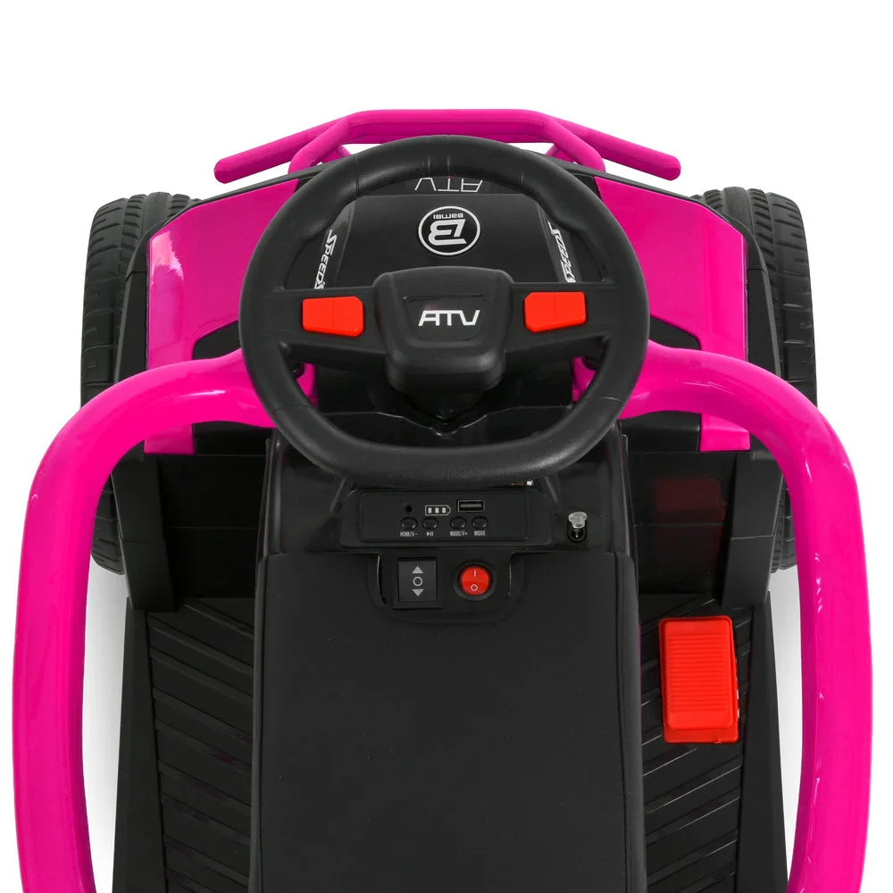 Квадроцикл Bambi Racer M 6300EBLR-8 Рожевий - Зображення 5