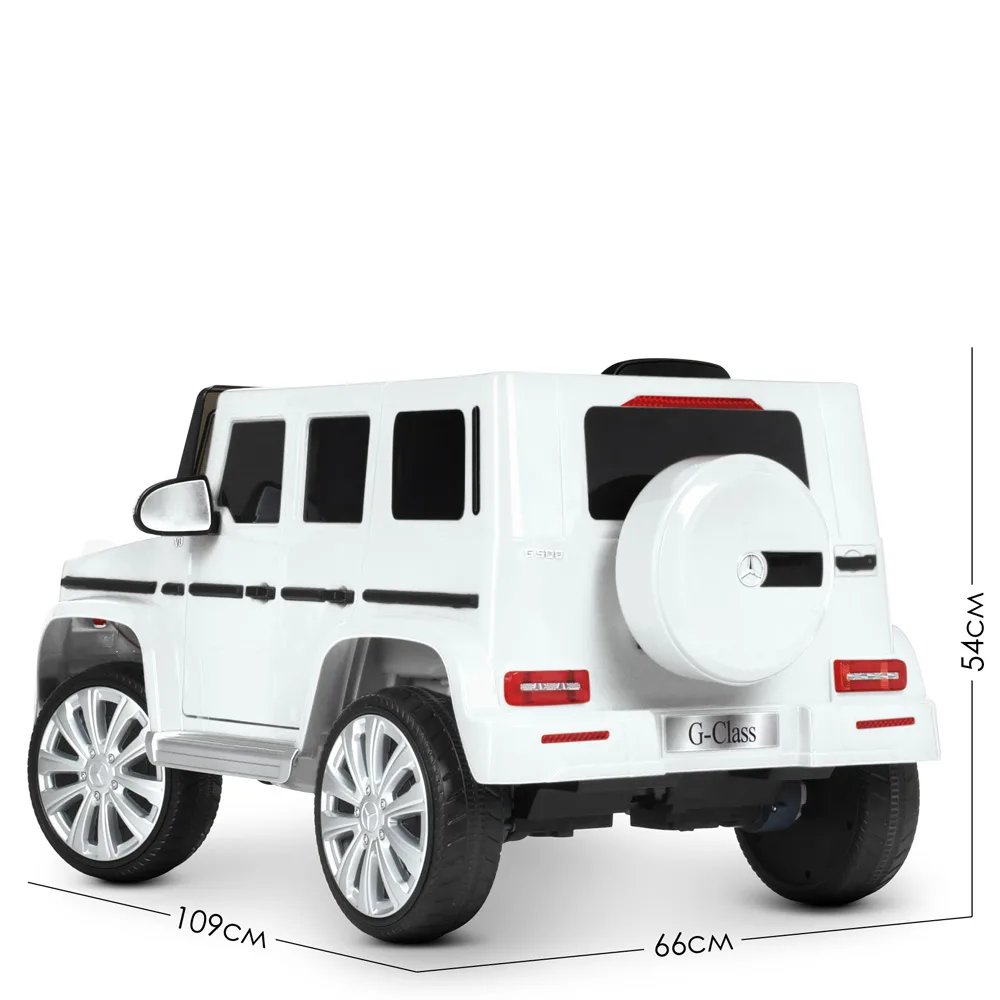 Електромобіль Mercedes G63 AMG JJ2077 білий - Зображення 3